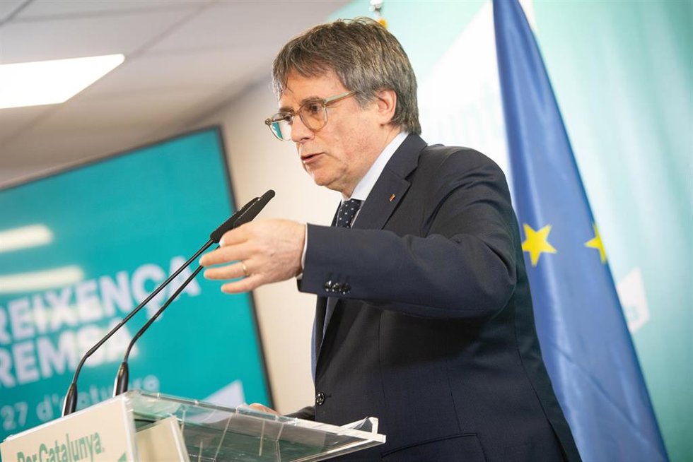El presidente de Junts, Carles Puigdemont