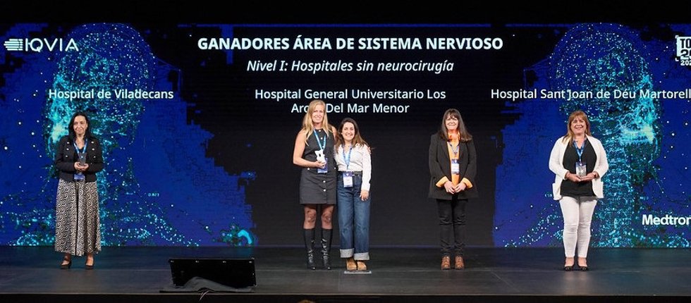 El galardón a la Unidad de Neurología de Los Arcos se entregó el pasado 16 de octubre en Madrid.