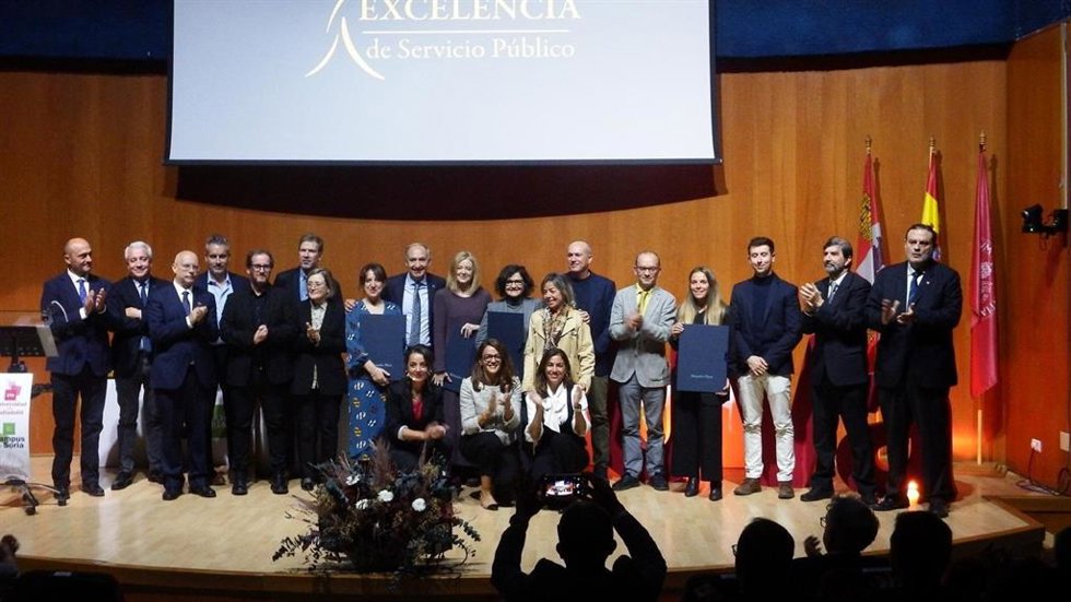 Longinos Marín recogió en el campus de Soria este nuevo galardón, el octavo obtenido por ODSesiones desde su puesta en marcha en 2019