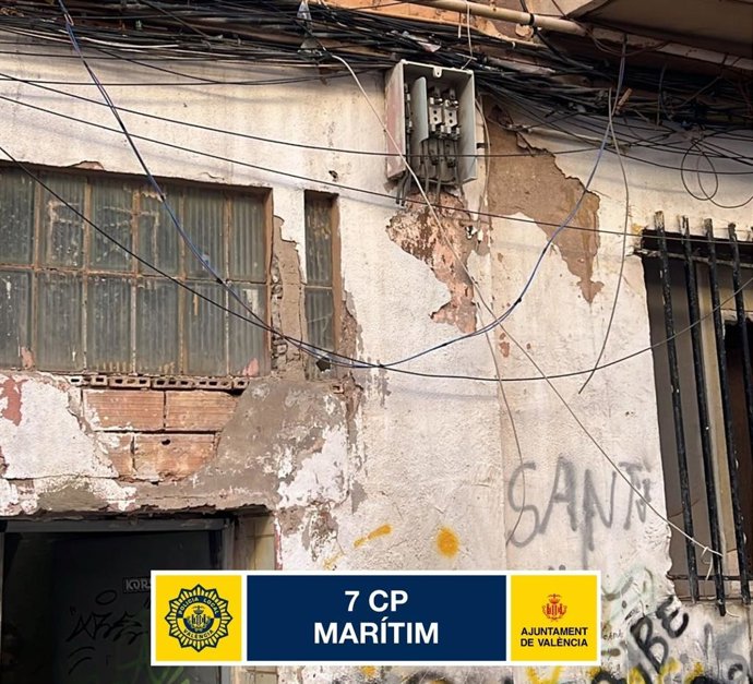 Imagen de uno de los enganches ilegales detectados