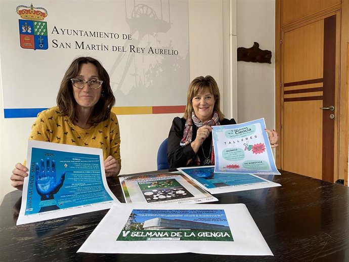 Presentación de la semana de la ciencia de San Martín del Rey Aurelio.