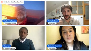 Participantes en la jornada de Cruz Roja.