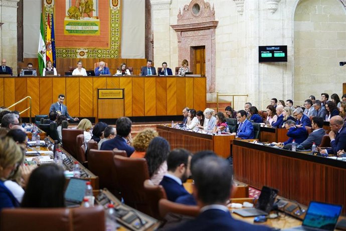 Pleno del Parlamento de Andalucía 