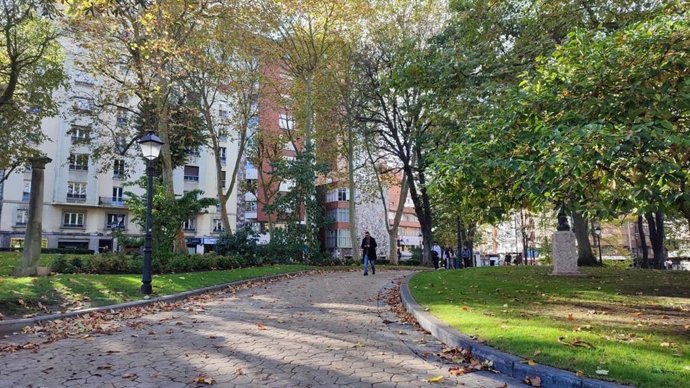 Campo San Francisco, en Oviedo.