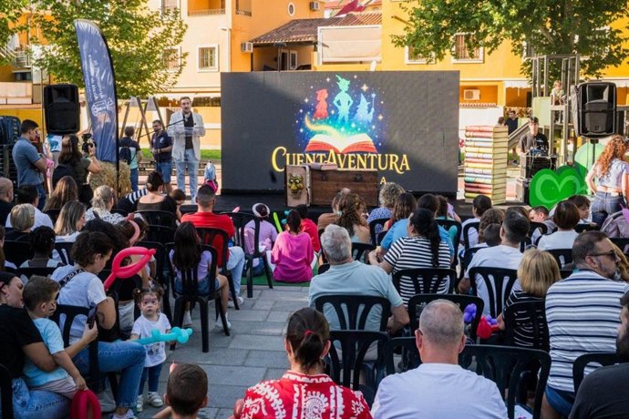 Sesión de 'CuentAventura en el Guadaíra'.