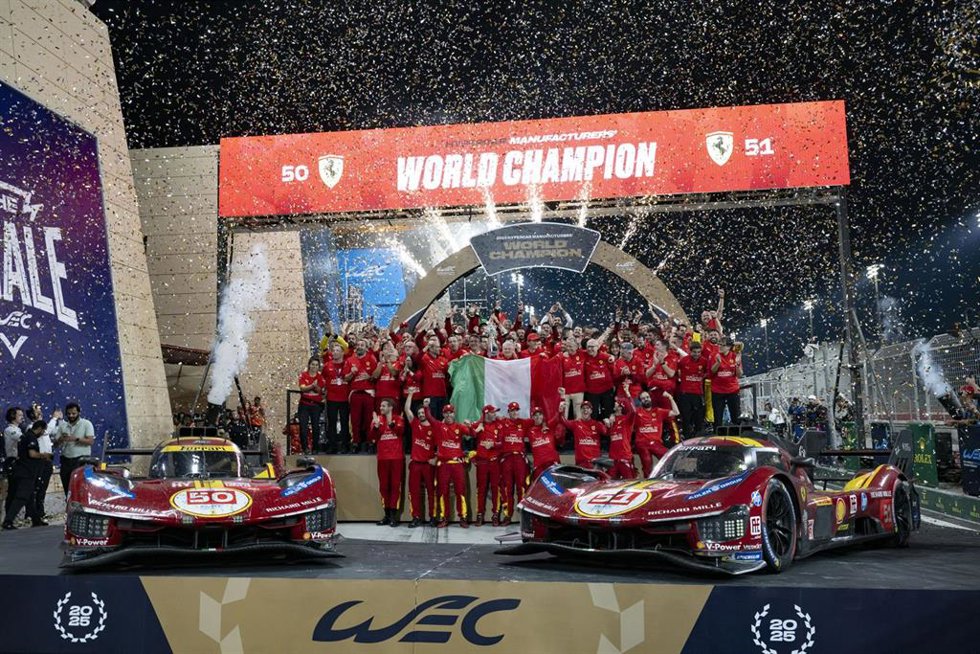 Miguel Molina conquista con Ferrari el título de constructores en el Campeonato del Mundo de Resistencia.