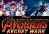 Foto: Marvel usó en un evento oficial un póster fan de Vengadores: Secret Wars con Miles Morales y el Todopoderoso