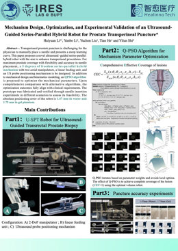 Ultrasonically Guided Serial-Parallel Hybrid Robot for Transperineal Prostate Biopsy: Mechanism Design, Optimization, and Experimental Validation