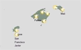 El tiempo hoy, lunes 10 de noviembre, en Baleares.