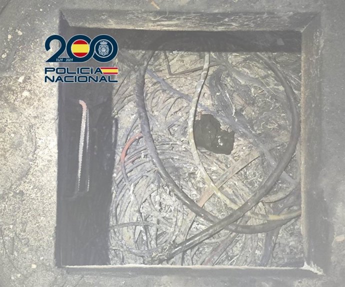 Cableado intervenido en la operación