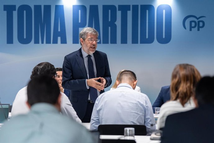 Archivo - El vicesecretari d'Economia i Desenvolupament Sostenible del PP, Alberto Nadal