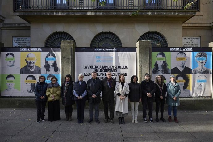 El Gobierno de Navarra presenta una nueva campaña institucional con motivo del Día Internacional de la Eliminación de la Violencia contra las Mujeres.