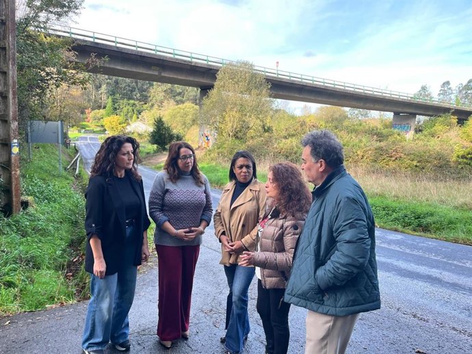 Marián Carbajal, Nuria González, Sandra Camino, Montse Rodríguez y José Ramón López.