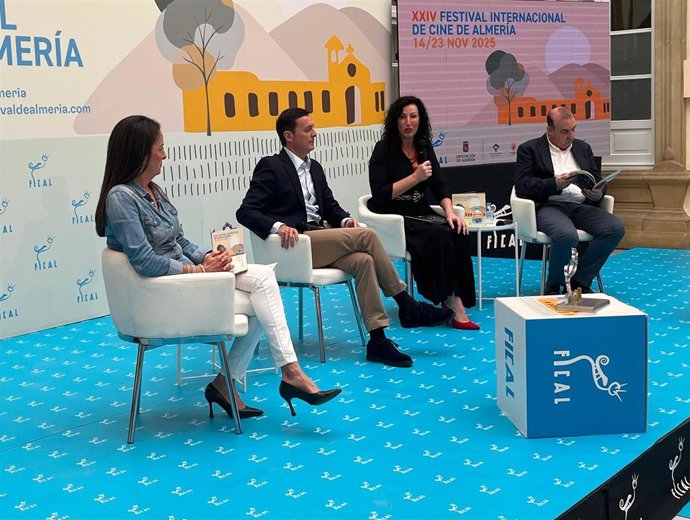 Presentación del Festival Internacional de Cine de Almería (Fical) 2025 en el Patio de Luces de la Diputación Provincial.