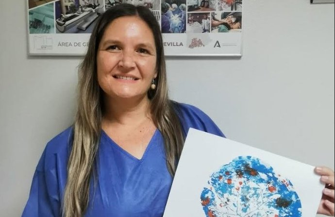 La gestora del perfil de instagram de las matronas del Hospital de Valme de Sevilla, María José Remesal.