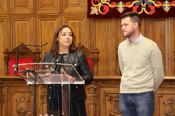 Andrés y Bilbao durante la rueda de prensa.