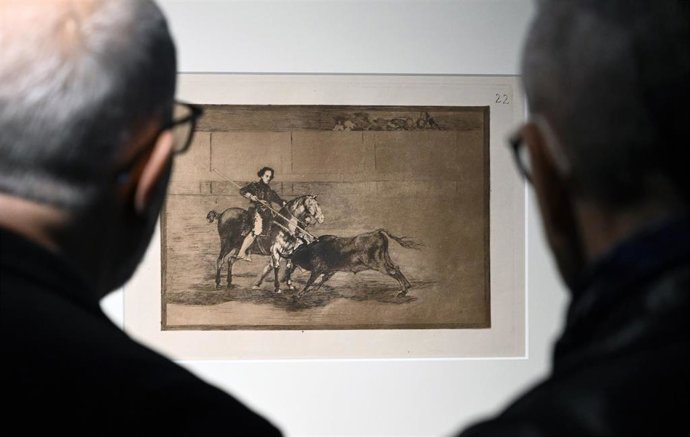 La serie original de 'La Tauromaquia', de Goya, se podrá ver hasta final de año en el Museo Ramón Gaya