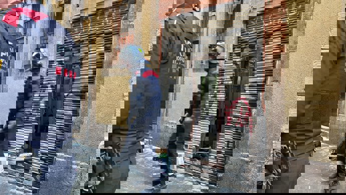 Operativo contra el tráfico de drogas en Barcelona