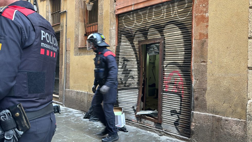 Operativo contra el tráfico de drogas en Barcelona
