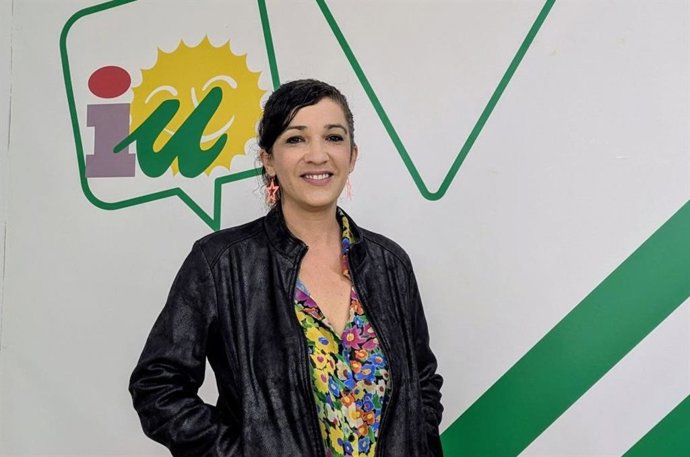 La coordinadora provincial de IU Málaga, Toni Morillas.