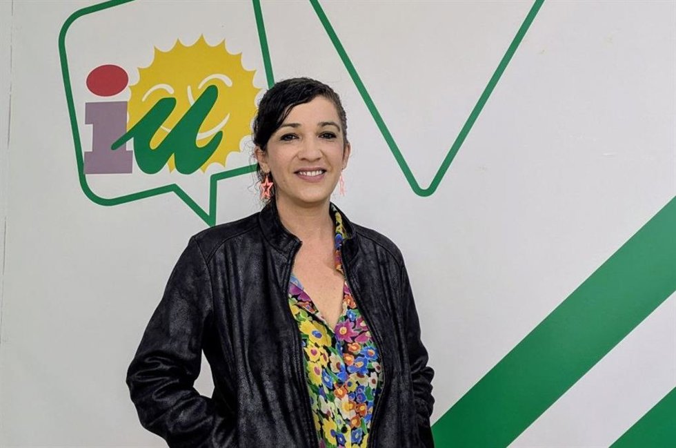 La coordinadora provincial de IU Málaga, Toni Morillas.