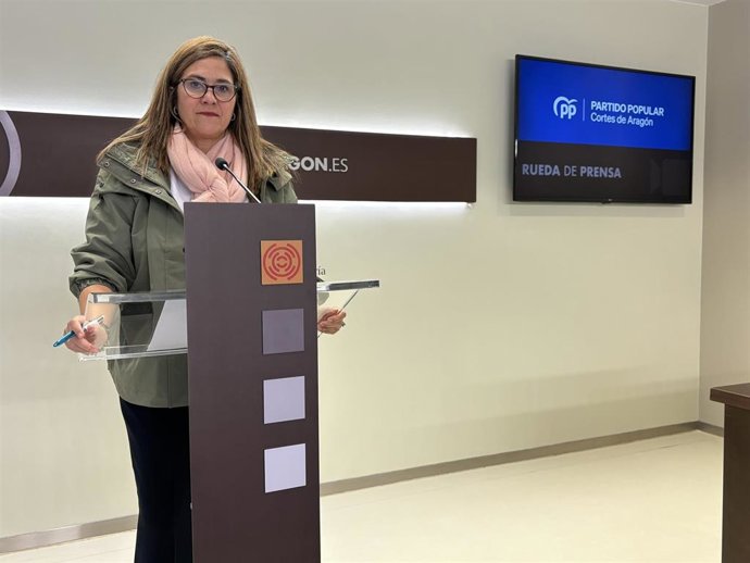 La diputada del PP Aragón Susana Gaspar.