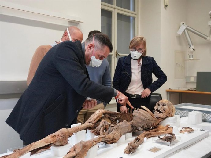 Momia guanche que alberga un museo en Viena