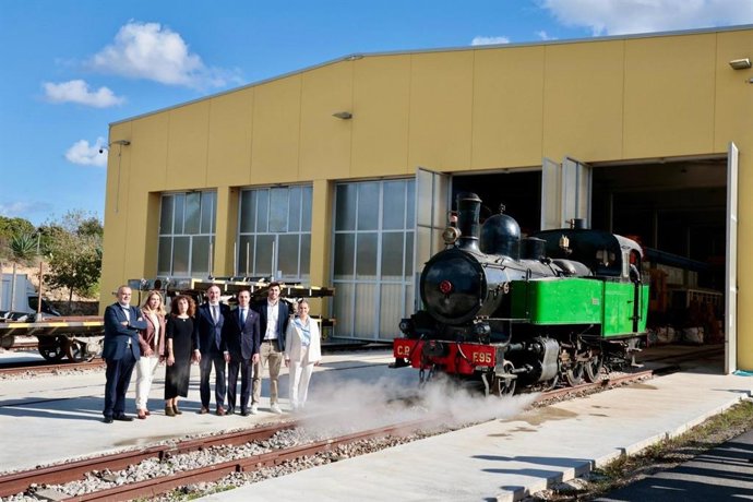 Inauguración del Museo del Ferrocarril, en Son Carrió.