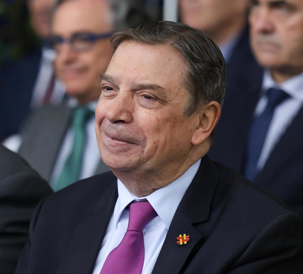 El ministro de Agricultura, Pesca y Alimentación, Luis Planas, clausura el acto de conmemoración del 25 aniversario de la Sociedad Mercantil Estatal de Infraestructuras Agrarias.