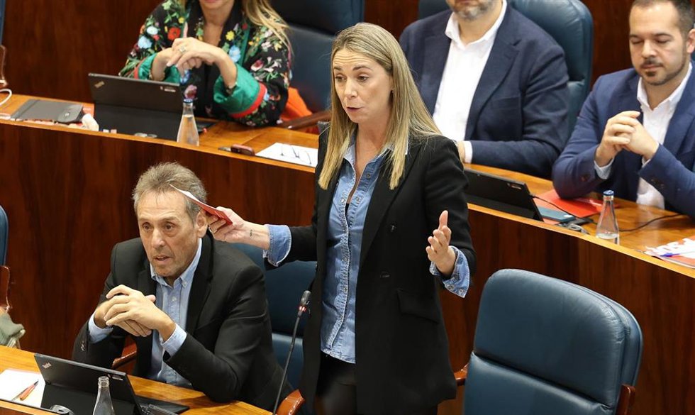 La portavoz del PSOE en la Asamblea de Madrid, Mar Espinar.