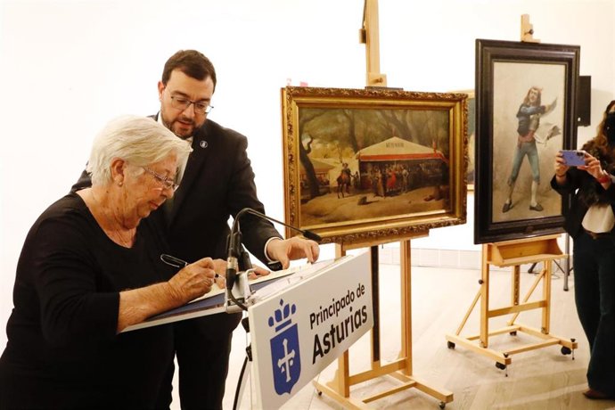 El Principado restituye a la familia de Pedro Rico 2 cuadros incautados en 1938 que la dictadura franquista no devolvió.