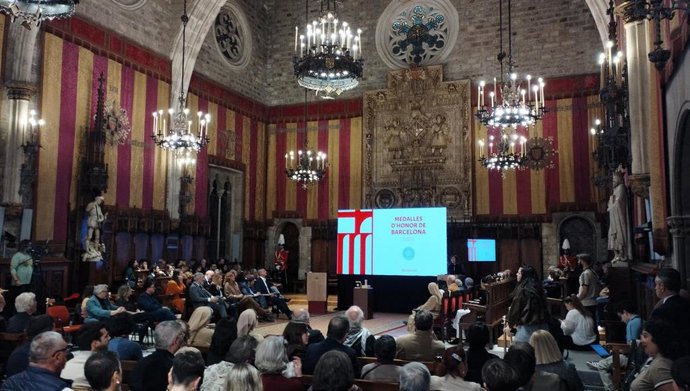 Acto de entrega de las Medallas de Honor de Barcelona 2025.