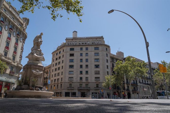 Archivo - Fachada del Institut Català de Finances (ICF)