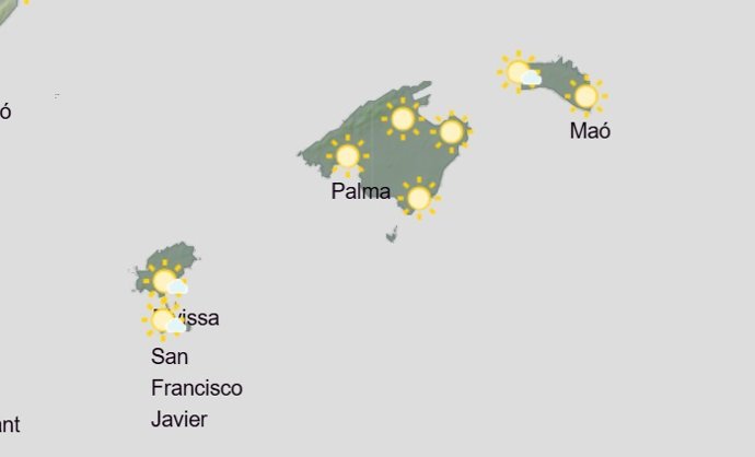 El tiempo hoy, martes 11 de noviembre, en Baleares.