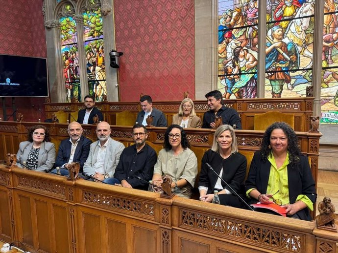 Grupo del PSIB en el Consell de Mallorca.