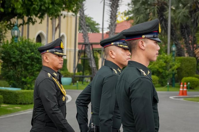 Archivo - Imagen de archivo de militares tailandeses.