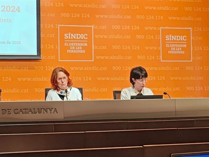 Giménez-Salinas y Rodríguez durante la presentación.