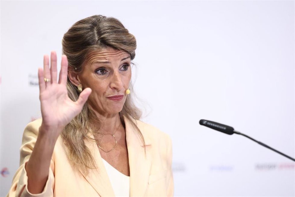 Archivo - La vicepresidenta segunda del Gobierno y ministra de Trabajo y Economía Social, Yolanda Díaz