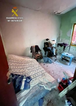 Una de las estancias en las que permaneció encerrada la mujer