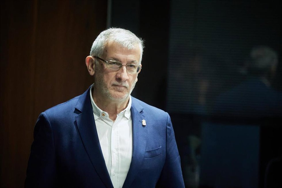 Archivo - El vicepresidente pimero del Gobierno de Navarra y consejero de Presidencia e Igualdad, Félix Taberna.