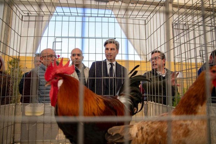 El delegado de Infraestructuras, Sostenibilidad y Agricultura de la Diputación de Córdoba, Andrés Lorite, en una edición anterior de Avicor.