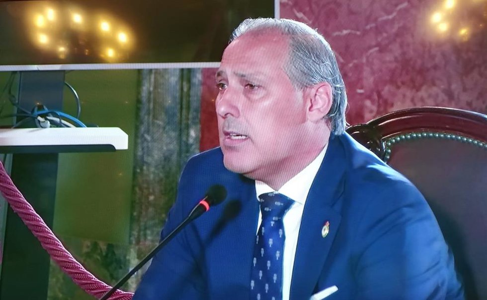 El decano del Ilustre Colegio de la Abogacía de Madrid (ICAM), Eugenio Ribón, durante su declaración en el juicio al fiscal general del Estado. A 11 de noviembre de 2025.