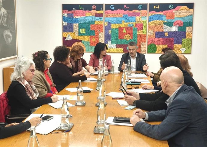 Reunión de la Mesa por la Inclusión Social de Logroño