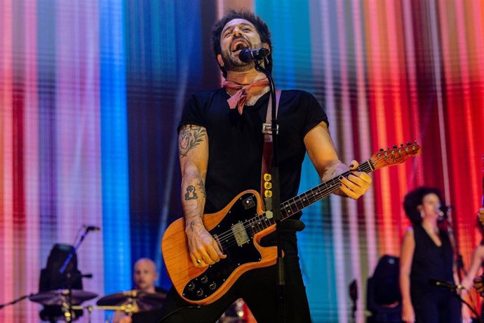 El grupo Viva Suecia durante su actuación en el Movistar Arena. Imagen archivo.