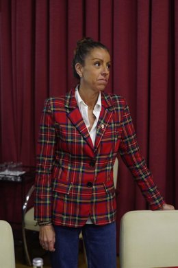 Archivo - La portavoz de VOX en el Ayuntamiento de Logroño, María Jiménez