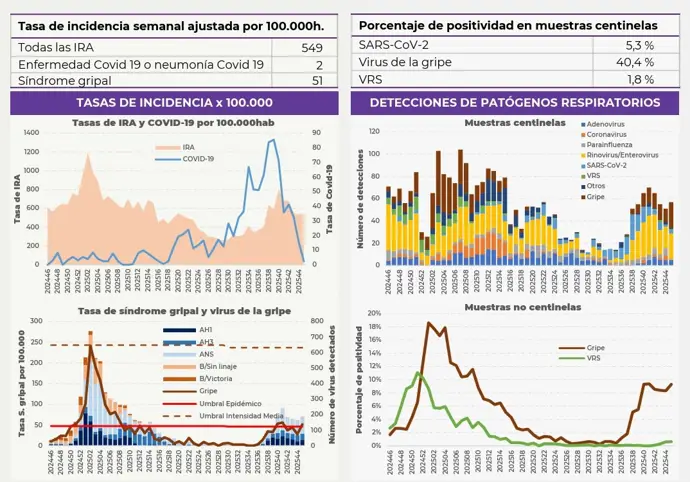 Tasa de incidencias de las IRA. - SACYL