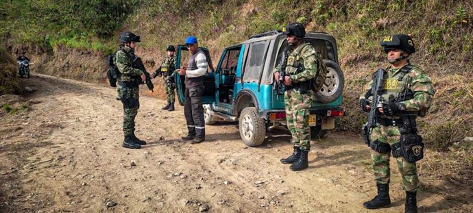 Archivo - Militares en Colombia