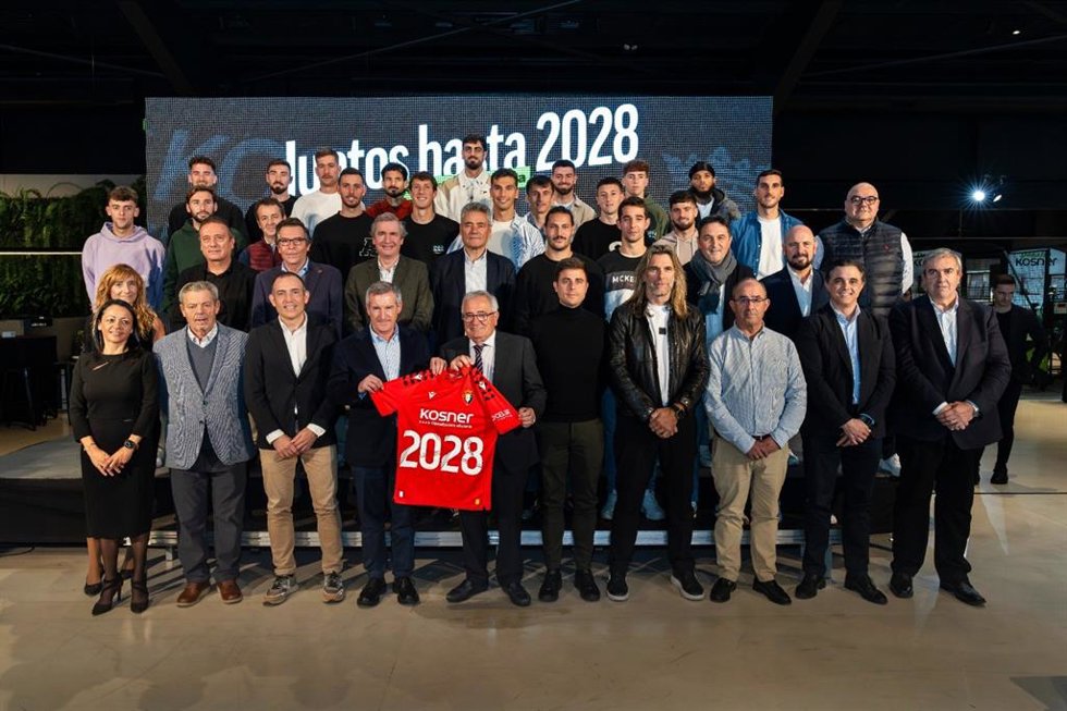 Ampliación del acuerdo entre CA Osasuna y Kosner hasta 2028.