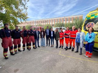 Foto de familia en la campaña 'Conduce tu futuro'.