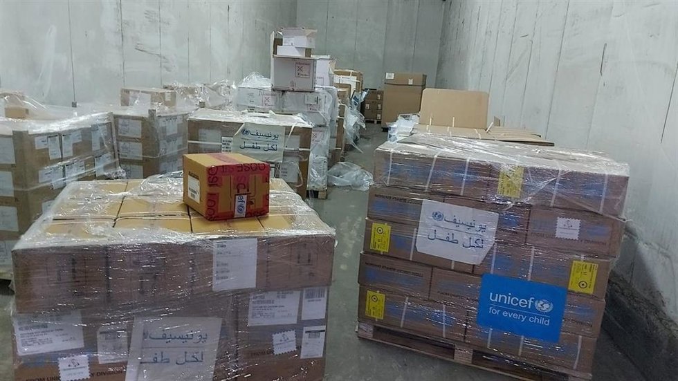 Archivo - Vacunas para los niños de Gaza